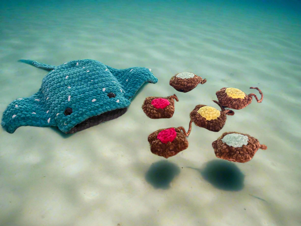 Stingray Crochet Memory Game - Premium from ACEntDesigns - Just $50! Shop now at ACEntDesigns