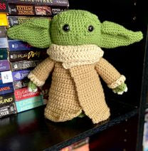 Grogu Crochet Doll - Premium Crochet from Kotton's Kreations - Just $45! Shop now at ACEntDesigns