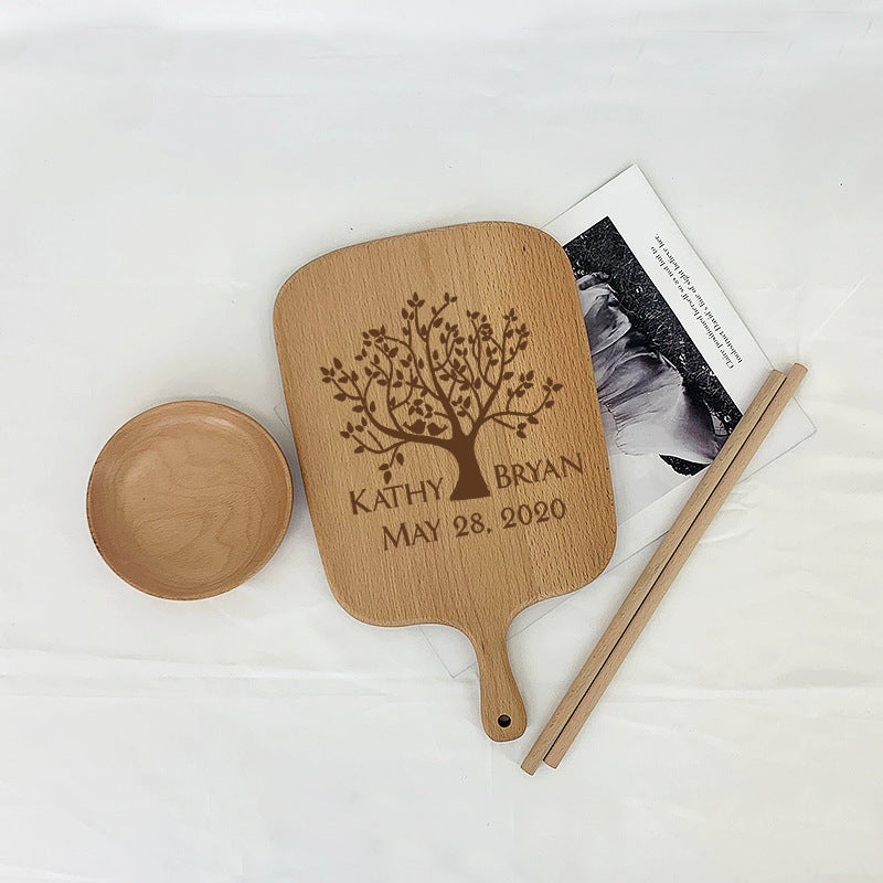 Custom  Gift Housewarming Personalized Engraved Cutting Board - Premium 7 from ACEntDesigns - Just $51.91! Shop now at ACEntDesigns