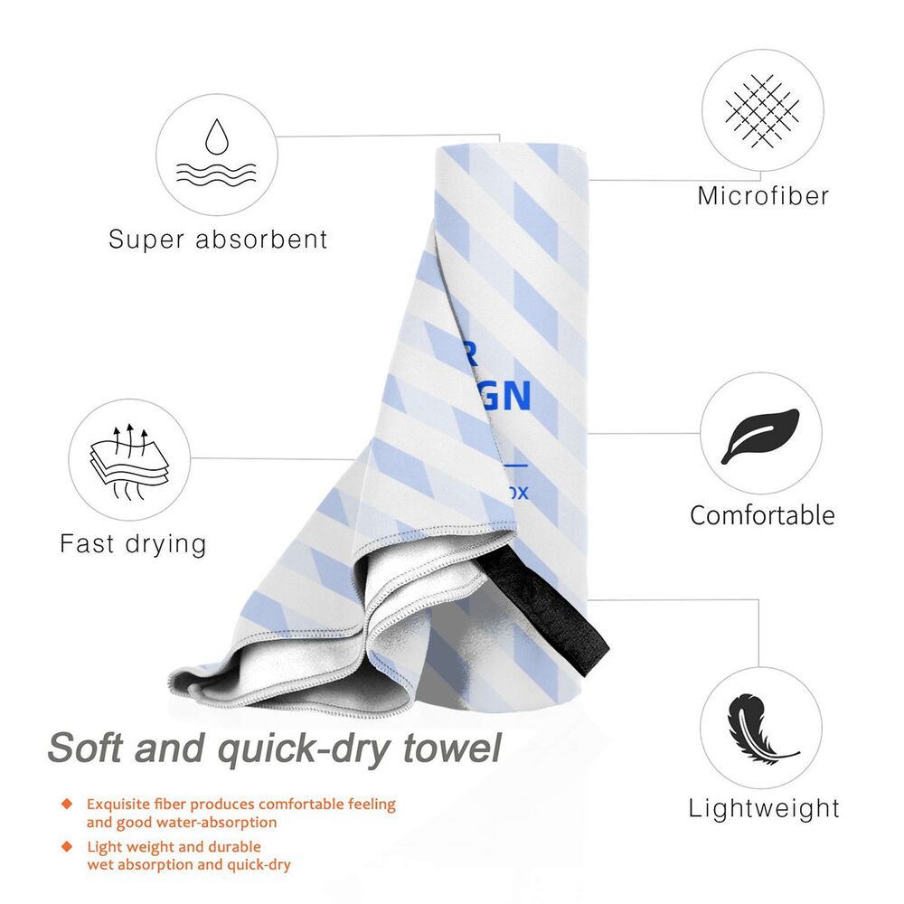 Vertical Microfiber Portable Quick Dry Bath Towel - Premium 7 from ACEntDesigns - Just $56.27! Shop now at ACEntDesigns
